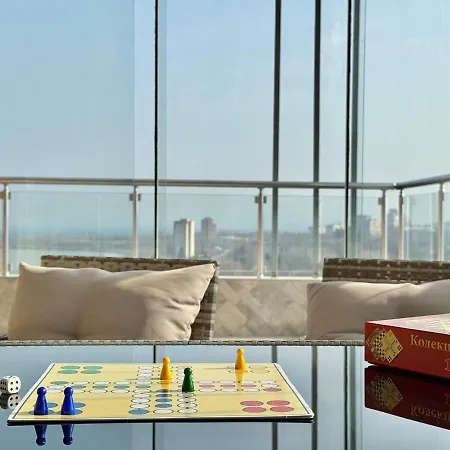 شقة Seasky Smarthome-penthouse With Private Parking