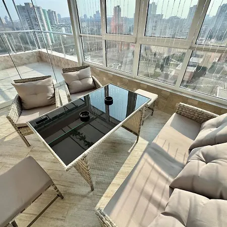 Seasky Smarthome-penthouse With Private Parking 아파트 *